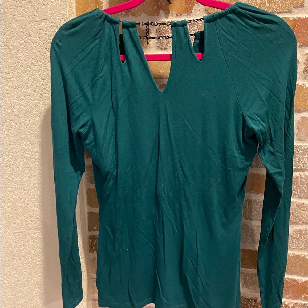 Green shirt